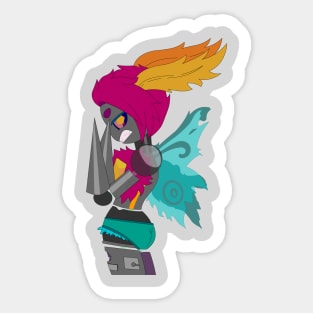 MythOS (profile view) Sticker